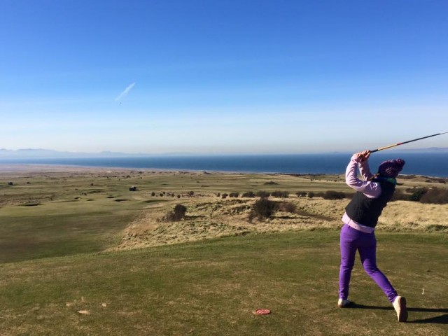 Gullane by the North Sea just south of Edinburgh - venue of the 2015 Scottish Open image