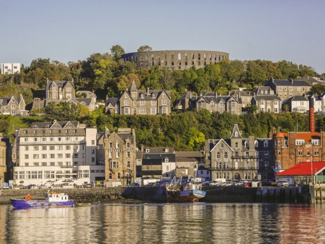 Explore our 'Seafood Capital of Scotland' in the bustling port of Oban and their Highland distillery image