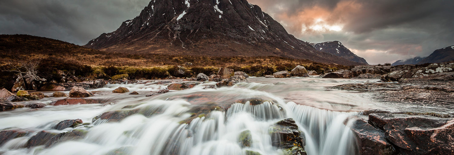 A slightly different view of Buachaille Etive Mòr to the classic view most visitors find. Copyright DougieCunningham